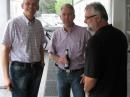 Bernd Kramer (Repr&auml;sentant  Volksbank Bigge-Lenne, Ludger Trinn (2. Vors.), Christoph Venohr (Schriftf.)
